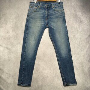 Levis Mens 512 Slim Taper Fit Blue Jeans size 30x30 Stretch Denim Pants‎ Zip Fly